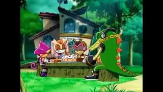 Sonic X Deleted Scene: Team Chaotix And Vanilla Are Having Sweets