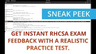 SNEAK PEEK: RHCSA Self-Grading Lab ONLY AVAILABLE in these 2 LIVE  Upcoming Courses