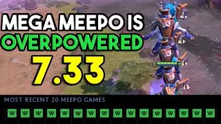 MEGA-MEEPO IS OVERPOWERED IN 7.33 😎