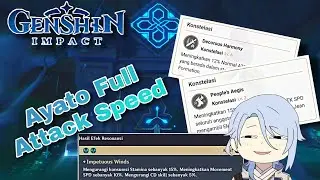 Kamisato Ayato C0 with Full Speed Squad (Jean C2, Yun Jin C6) | Genshin Impact 2.7