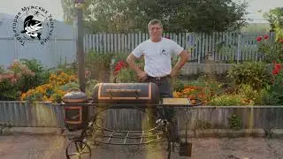 Мангал+печь под казан из газового баллона.
