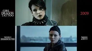 The Girl with the Dragon Tattoo (2009/2011) side-by-side comparison