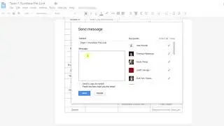 Email Collaborators in Google Docs