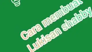 Membuat lukisan shabby bunga matahari||adindaputri