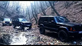 Jeep Cherokee 2.5 TD, Jeep Cherokee 2.5i & Nissan Patrol Y60 offroad