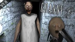 Granny V1.8 In Granny 3 Atmosphere Extreme Mode Sewer Escape
