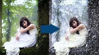 How to Create Snow Effect in Photoshop | Snowfall Effect | Photoshop Tutorials By Leena Jain