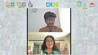 Dr.Neelam Gupta(Founder, AROF Foundation) on CH20 Summit organized under the G20 Presidency of India