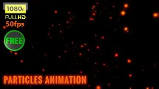 Free Particles Animation - Overlay For Editing - Full HD