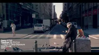 A7S III 4K New York City Sample Footage