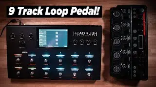 Combining the BOSS RC-505 and HeadRush Looperboard via MIDI Sync! 9 Track Loop Pedal! | Tutorial