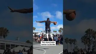 This dunk looks better in slow motion