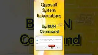 Open System Information by Run command