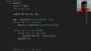 Alocação Dinâmica de Matrizes - Linguagem C