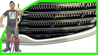 MESH IN THE RADIATOR GRILLE Kia Sportage 3