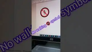 No walking 🚳 symbol shortcut key in ms word