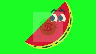 Animated Watermelon Green Screen | Bloxx Green Screen