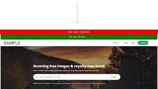 Connection Status with Javascript in a simple way