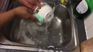ASMR | #dishWashing  (Water Sounds) 3