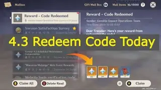 Genshin Impact 4.3 Redeem Code Today