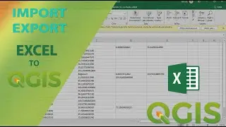 Import Excel to QGIS. Import and export data.