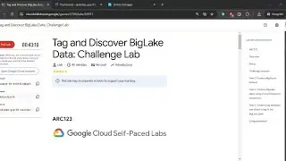 Tag and Discover BigLake Data: Challenge Lab || #ARC123 || #2025 Solution