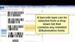 How to Create Barcodes in Microsoft Word using Barcode Fonts and Microsoft Office Add-In