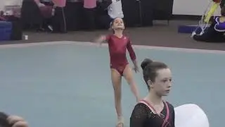 Annie LeBlanc! Annie the Gymnast USAG New Level 5 Gymnastics Meet 1 Acroanna