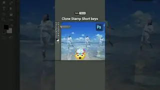 Must Know Clone Stamp Short Keys - Photoshop Tutorial #photoshop