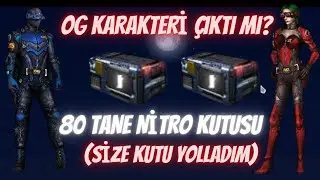 80 TANE NİTRO KUTUSU AÇTIM !!! OG KARAKTERİ ÇIKTI MI ? (SİZLERE KUTU YOLLADIM) WOLFTEAM 2021
