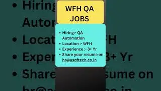 Testing Jobs| Automation Testing 