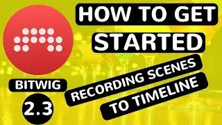 Bitwig Studio 2.3 -  How To Get Started - Recording Scenes To Timeline - feat. (djvicvapor)