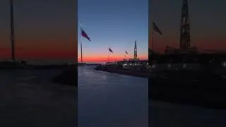Закат, Лахта центр. Вы такое видели? 