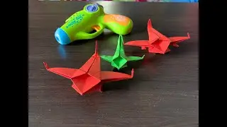 Paper Plane; No Glue; Toys; Airplane; Aeroplane; Origami