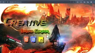 Awesome webpage cursor effect using html css and javascript