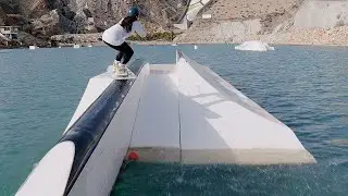 Katinka Buiting, Morning at LUNAR CABLEPARK !
