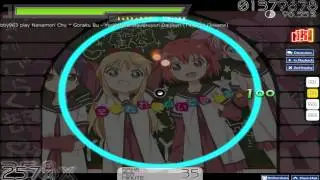 Nanamori Chu * Goraku Bu - Yuriyurarararayuruyuri Daijiken - Insane - osu! - Rank #17 - 96.49% HD HR