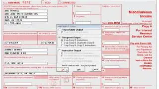 1099s - Printing Forms in the W-2/1099 Forms Filer