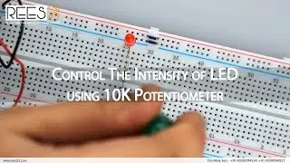 Control the Intensity / Brightness of Led using 10K Potentiometer
