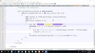 58 - AJAX | Dependency dropdown by using ajax with JSON data
