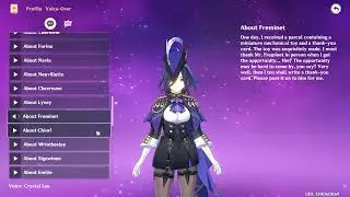 Clorinde all English voicelines [Genshin impact]