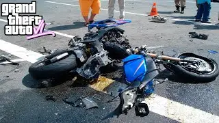 Столкновение и аварии на мотоцикле.