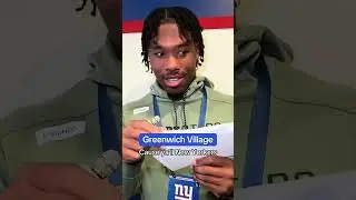 Rookies try to pronounce NJ & NY places. They save the best for last