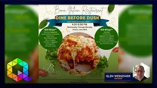 Bona Italian Restaurant is starting the Dine Before Dusk Promotion