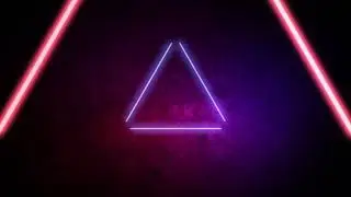 Triangular Lights | Motion Background Loop