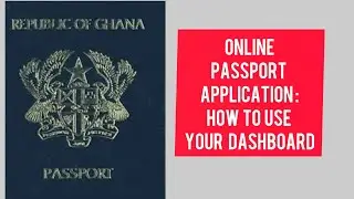 How to use the Online Passport Application Dashboard @WODEMAYA @passportHelpline24