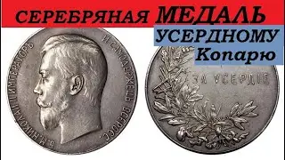 СЕРЕБРЯНАЯ МЕДАЛЬ ЗА УСЕРДИЕ  - УСЕРДНОМУ КОПАТЕЛЮ!