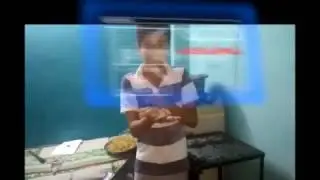 My first hologram video that i created with adob after effect