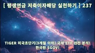 [Practicing Lifetime Pension Savings Interest and Dividends] Complete Analysis of the 237 TIGER U...