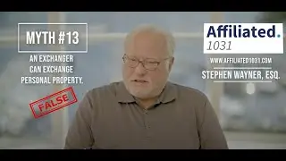1031 Exchange Myth #13 - Exchangers Can Exchange Personal Property
